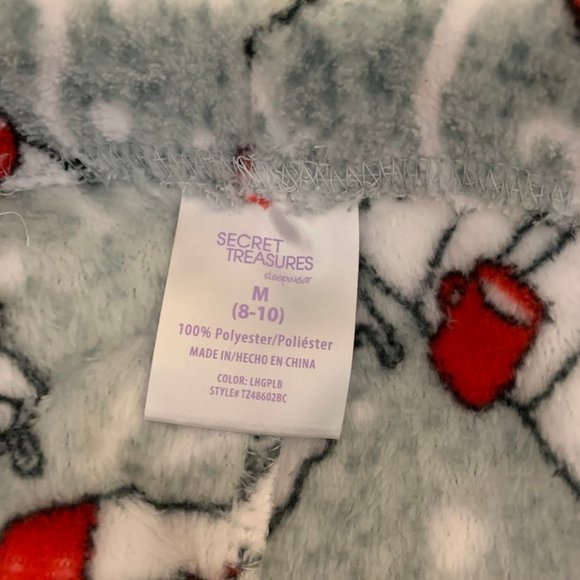 COPY - Secret Treasures Fleece PJ Bottoms Size M - Picture 4 of 5